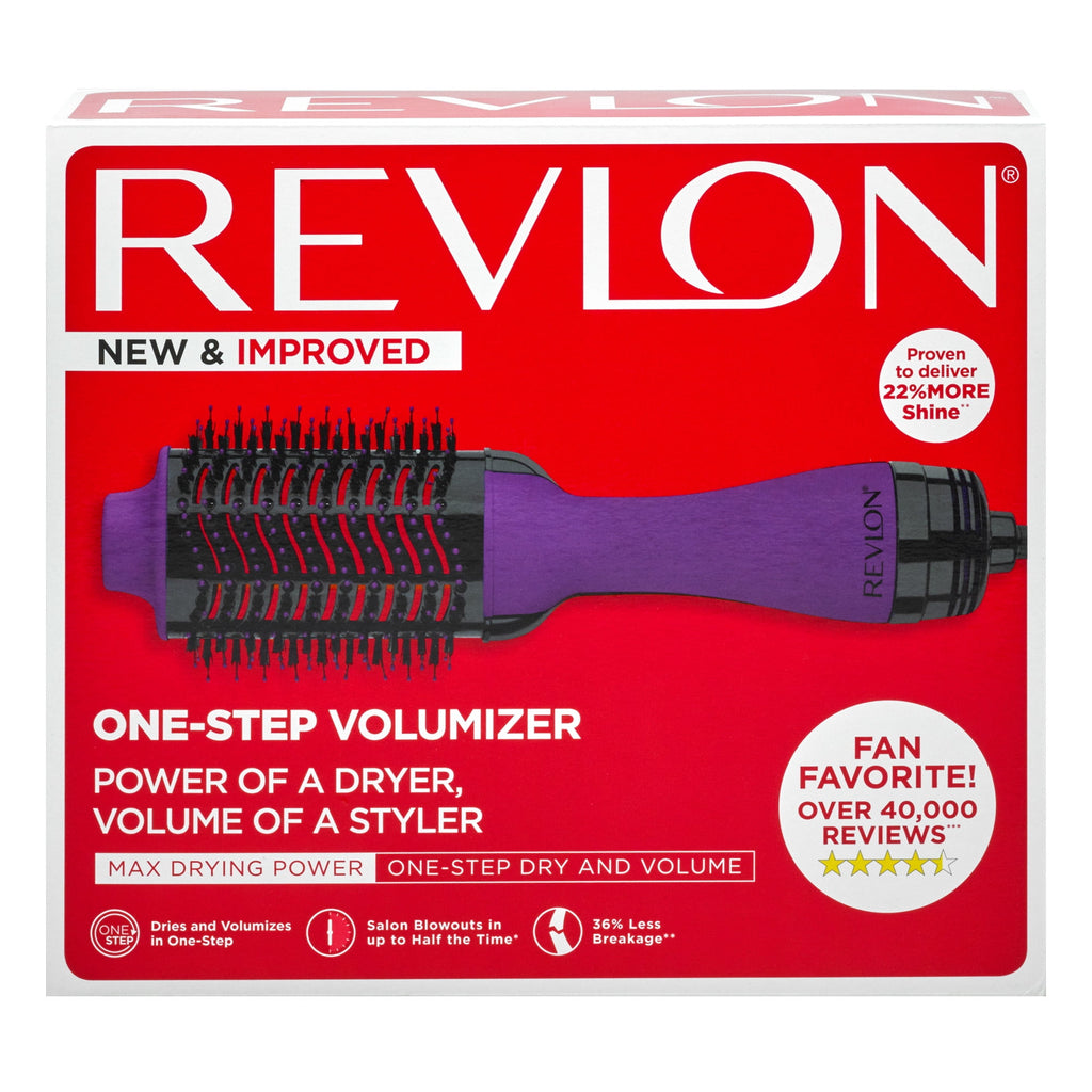 Revlon One-Step Volumizer and Hair Dryer Brush, Purple