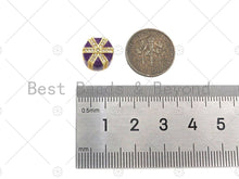 Load image into Gallery viewer, Enamel Colorful Gift Box Spacer Beads, Christams  Enamel Charm, Big Hole Enamel Jewelry,11x11x9mm,Sku#N56