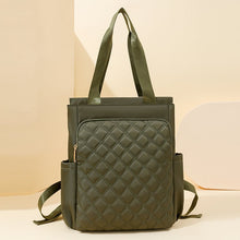 Load image into Gallery viewer, Diamond-Pattern Embroidered Backpack for Women | Dual-Handle Oxford Cloth Backpack | Sarah Express