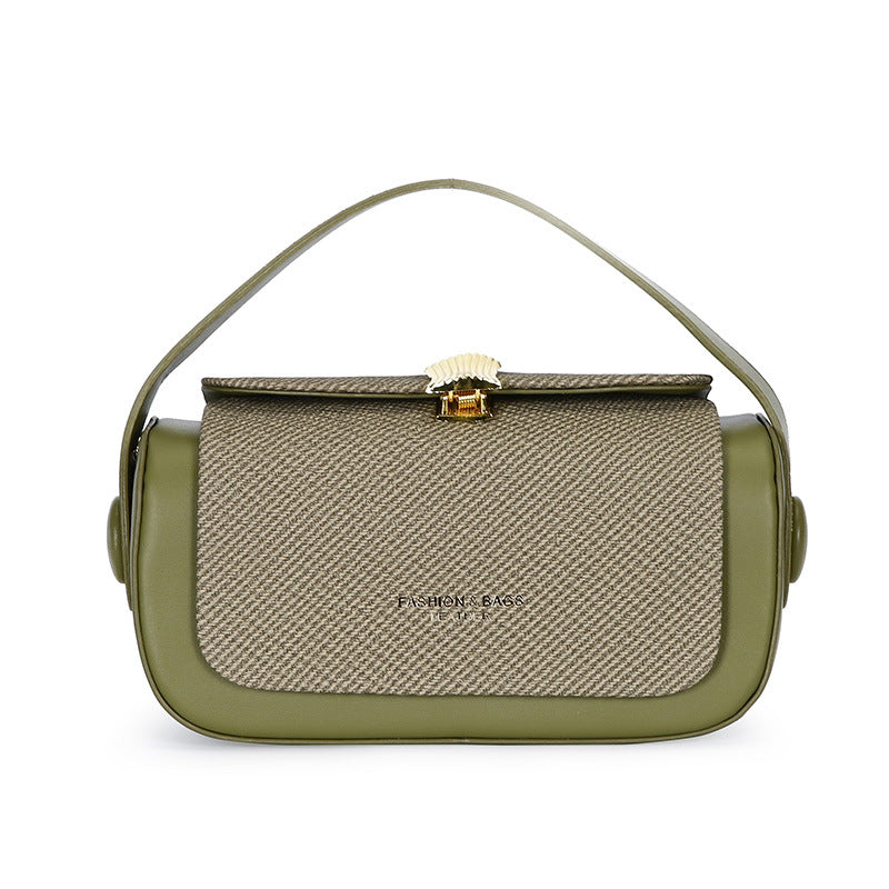 Women's Small Square Crossbody Bag - PU Leather Shoulder Bag with Phone Pocket