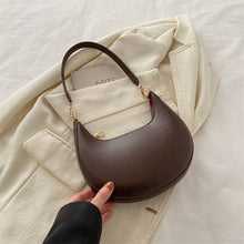 Load image into Gallery viewer, Niche Crescent New Simple All-Match Textured Shoulder Bag For Women