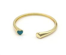 Load image into Gallery viewer, Enamel Open Heart Bracelet,X284