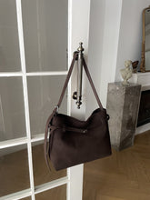 Load image into Gallery viewer, Retro Matte Genuine Leather Large Capacity Tote Shoulder Bag – Women's Everyday Carry