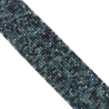 Load image into Gallery viewer, Genuine Blue Tourmaline Faceted Cube Beads, 2.5mm, Sku#U1522