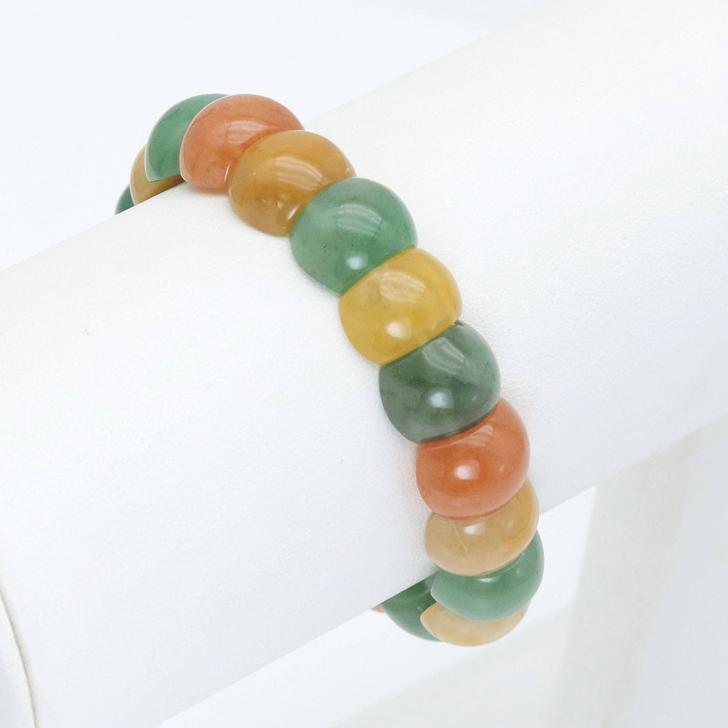 10x14mm Aventurine Rectangle Stretchy Bracelet, Sku#U2004