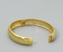 Load image into Gallery viewer, CZ Band Bangle Bracelet, Sku#B187C