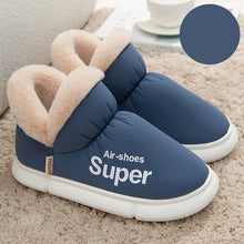 Load image into Gallery viewer, Unisex Plush Fleece High-Back Heel Slippers | Warm Breathable House Shoes