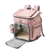 Load image into Gallery viewer, Transparent Cat Backpack Carrier for Cats &amp; Small Dogs – Ventilated, Padded Pet Travel Backpack