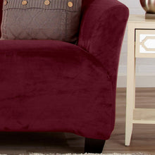 Load image into Gallery viewer, Velvet Stretch Slipcover - Gale Collection
