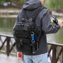 Load image into Gallery viewer, Outdoor Tactical Camo Hiking Backpack Travel Large-Capacity Waterproof Lure Fishing Bag Fishing Pack