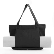 Load image into Gallery viewer, Women's Large Canvas Yoga Tote Bag – Shoulder &amp; Handheld Organizer | Multiple Colors