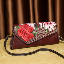 Load image into Gallery viewer, Chinese Floral Embroidered Shoulder Bag | Elegant Women's Handbag