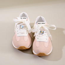 Load image into Gallery viewer, Women's Breathable Non-Slip Casual Sneakers | Lace-Up Sporty Comfort Shoes | Pink Beige Green