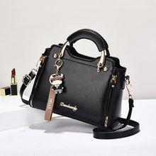 Load image into Gallery viewer, Women's PU Leather Crossbody Bag – Urban Minimalist Shoulder Bag with Zipper Pocket