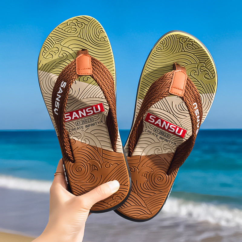 Men's Outdoor Flip-Flops & Slides - Comfortable EVA Slippers for Home & Outdoor
