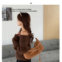 Load image into Gallery viewer, Large-Capacity Matte Cowhide Tote Bag – Shoulder &amp; Crossbody | Sarah Express