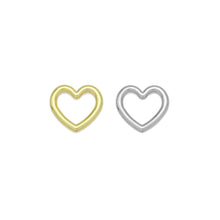 Load image into Gallery viewer, Silver Gold Frame Heart Pendant, Sku#A288