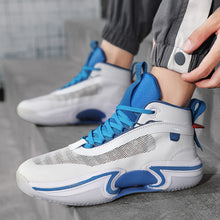 Load image into Gallery viewer, Men's High-Top Breathable Shock-Absorbing Athletic Sneakers - Lightweight Sports Shoes