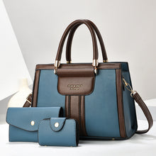 Load image into Gallery viewer, Women's Versatile Summer Tote Bag – Multi-Pocket PU Leather Crossbody Set