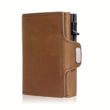 Load image into Gallery viewer, Premium Vintage Men's Leather Card Holder Wallet - RFID Blocking Slim Minimalist Design