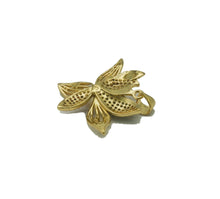 Load image into Gallery viewer, Gold Colorful CZ Lotus Flower Charm, Sku#LK688