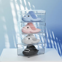 Load image into Gallery viewer, Shark Slippers Warm Fuzzy House Shoes | Detachable Fuzzy Winter Bedroom Slippers