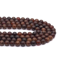 Load image into Gallery viewer, Genuine Brown Garnet Round Smooth Beads, 6mm/8mm/10mm, Sku#U1571