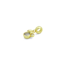 Load image into Gallery viewer, Large Hole CZ bezel bow head Pendant, Sku#LK1168