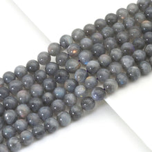 Load image into Gallery viewer, Genuine Purple Labradorite, 6mm/8mm/10mm Round Smooth Beads, Sku#U1622
