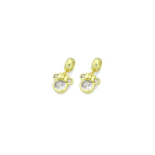 Load image into Gallery viewer, Large Hole CZ bezel bow head Pendant, Sku#LK1168