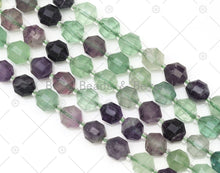 Load image into Gallery viewer, Fluorite Double Point Beads, Sku#U1308