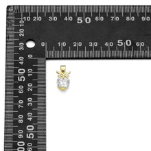 Load image into Gallery viewer, Gold Big Clear CZ Owl Charm, Sku#LK866