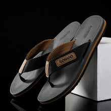Load image into Gallery viewer, Men's Non-Slip Beach Sandals - Thick Sole Comfort Slides for Outdoor Wear