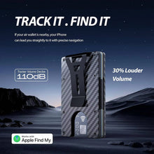 Load image into Gallery viewer, Minimalist AirTag Wallet – Slim Aluminum RFID Blocking Card Holder