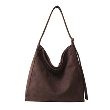 Load image into Gallery viewer, Large Capacity Suede Shoulder Bag for Women – Spacious Everyday Tote