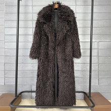Load image into Gallery viewer, Womens Elongated Wool Coat With A Tailored Lapel