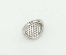 Load image into Gallery viewer, CZ Oval Adjustable Ring, Sku#B188