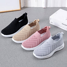 Load image into Gallery viewer, Women's Mesh Slip-On Sneakers | Breathable Lightweight Flat Walking Shoes