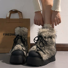 Load image into Gallery viewer, Women's Warm Faux Fur Lined Winter Snow Boots - Non-Slip Mid-Calf Boots