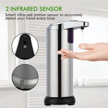 Load image into Gallery viewer, Stainless Steel Automatic Soap Dispenser