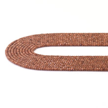 Load image into Gallery viewer, 2x3mm Rondelle Faceted Goldstone Beads, Sku#U1643