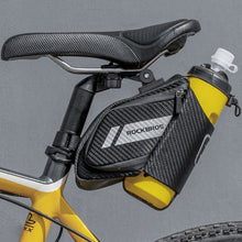 Load image into Gallery viewer, Bicycle Rear Bag – 1.5L Carbon-Look PU Bike Seat Bag for Mountain &amp; Road Cycling