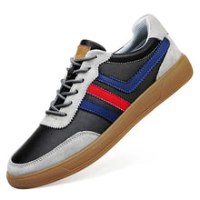 Load image into Gallery viewer, Men's Leather Height-Boosting Sneakers with Rubber Sole - Casual Elevator Shoes