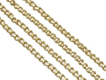 Load image into Gallery viewer, 18K Gold Round Ball Diamond Link Chain by Yard, sku#E550