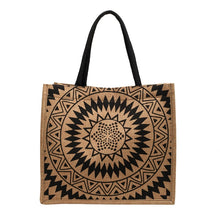 Load image into Gallery viewer, Women's Ethnic Style Tote Bag - Cotton Canvas Shoulder Bag for College &amp; Everyday Use