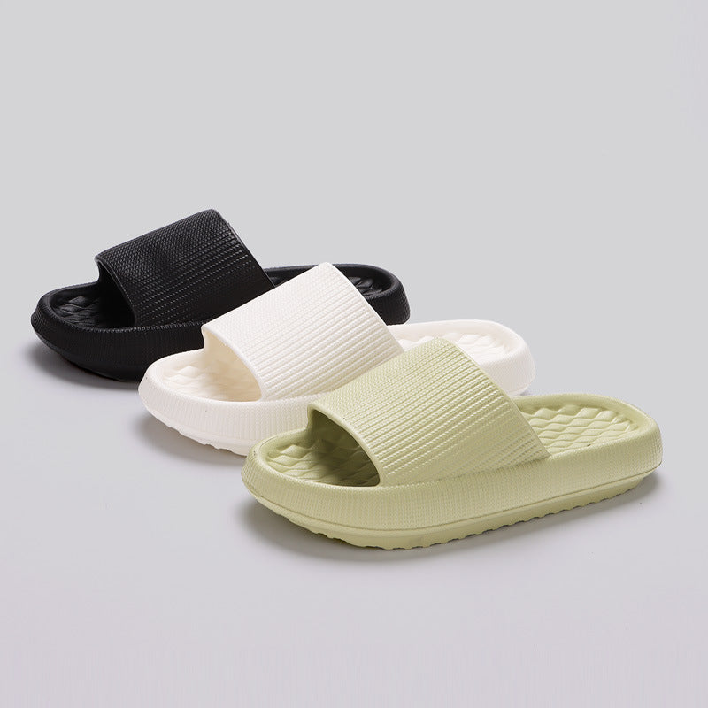 Women's EVA Slippers - Rhombus Stripe Anti-Slip Summer Slides