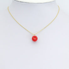 Load image into Gallery viewer, Enamel Gold Red Apple Charm Pendant,Sku#LK1251