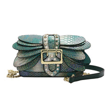 Load image into Gallery viewer, Studded Chain Shoulder Crossbody Bag for Women | PU Leather Streetwear Purse