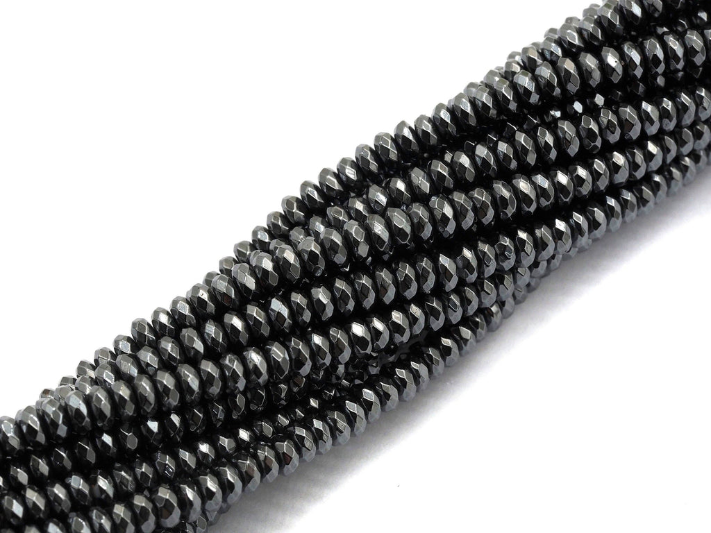 High Quality Natural Original color  faceted Hematite Beads, sku#S122