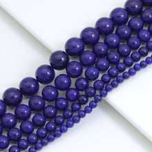 Load image into Gallery viewer, Lapis Jade Round Smooth Beads, Sku#U2231